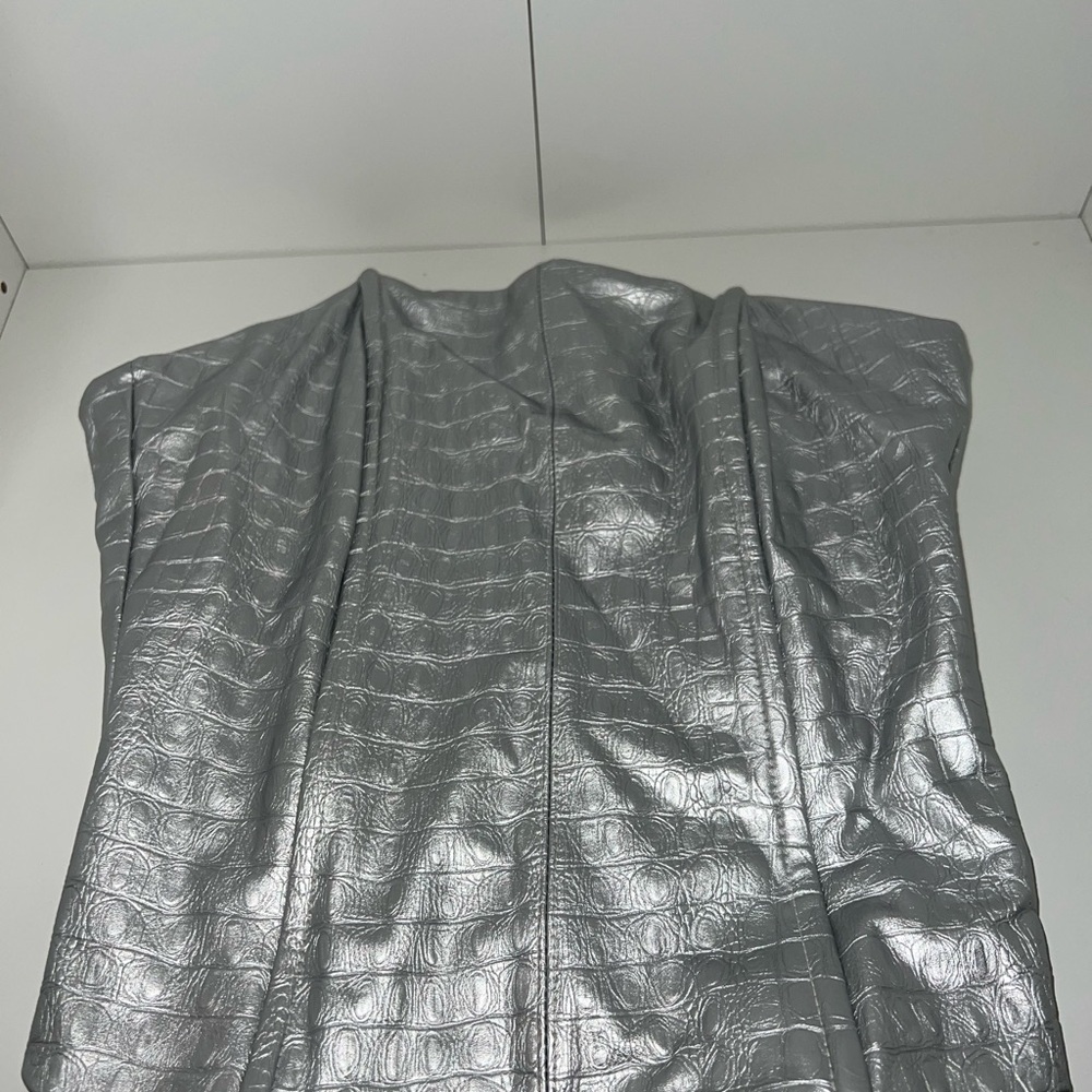 Silver Strapless Mini 2 Piece Set - image 2